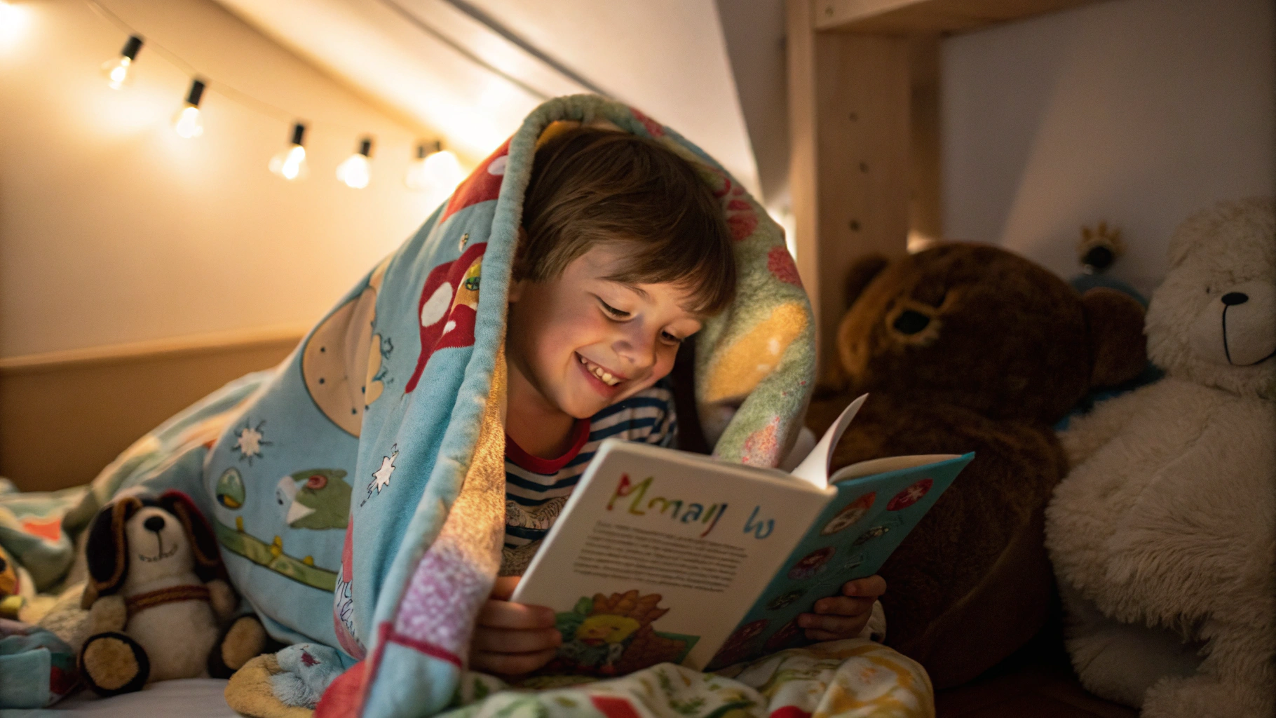 Noah Patel — Bedtime story moment