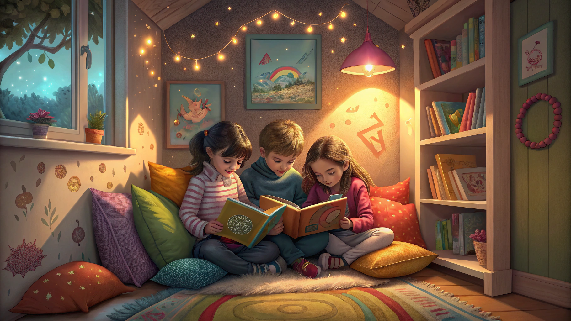 Isabelle Laurent — Bedtime story moment