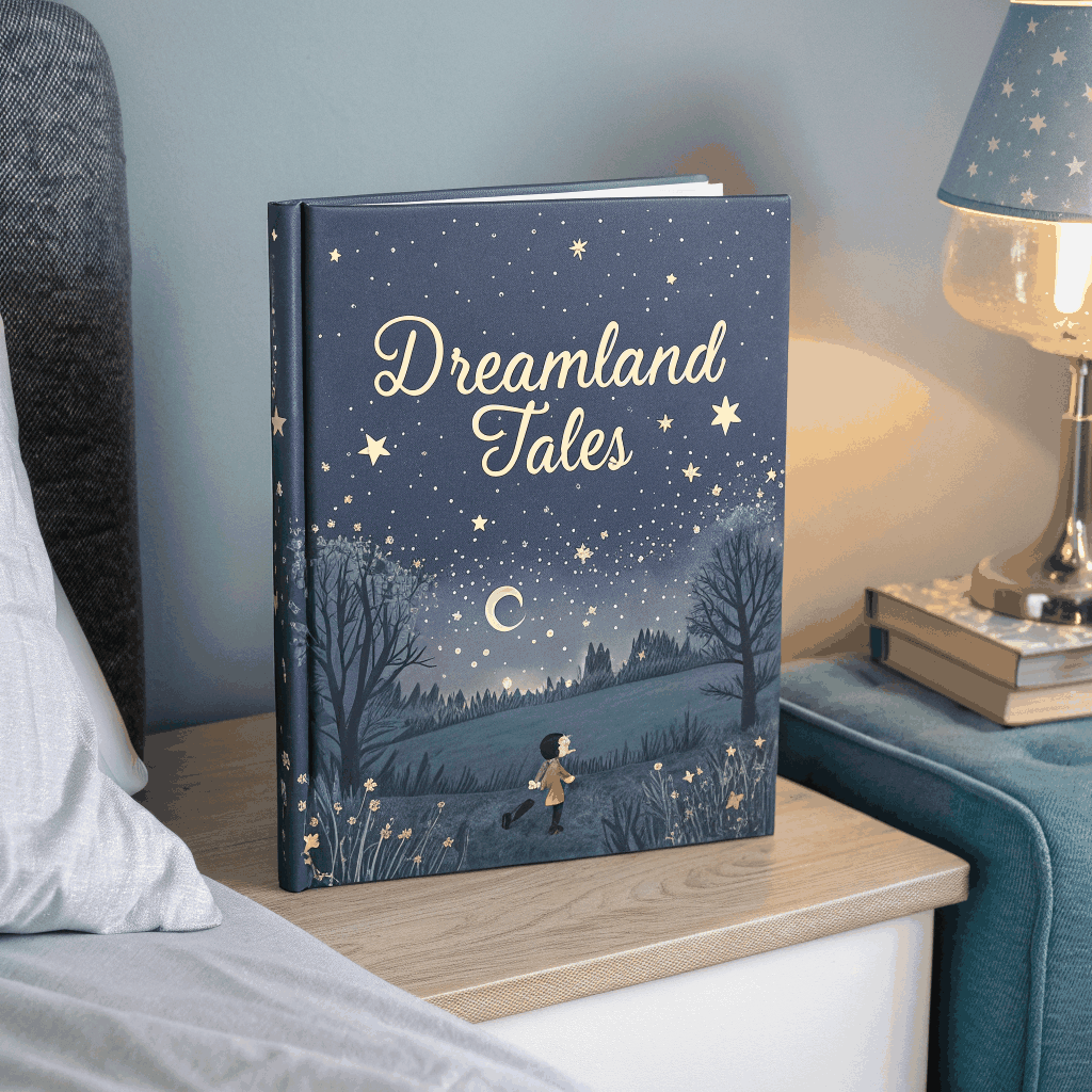 Beautifully illustrated pages of a custom bedtime storybook